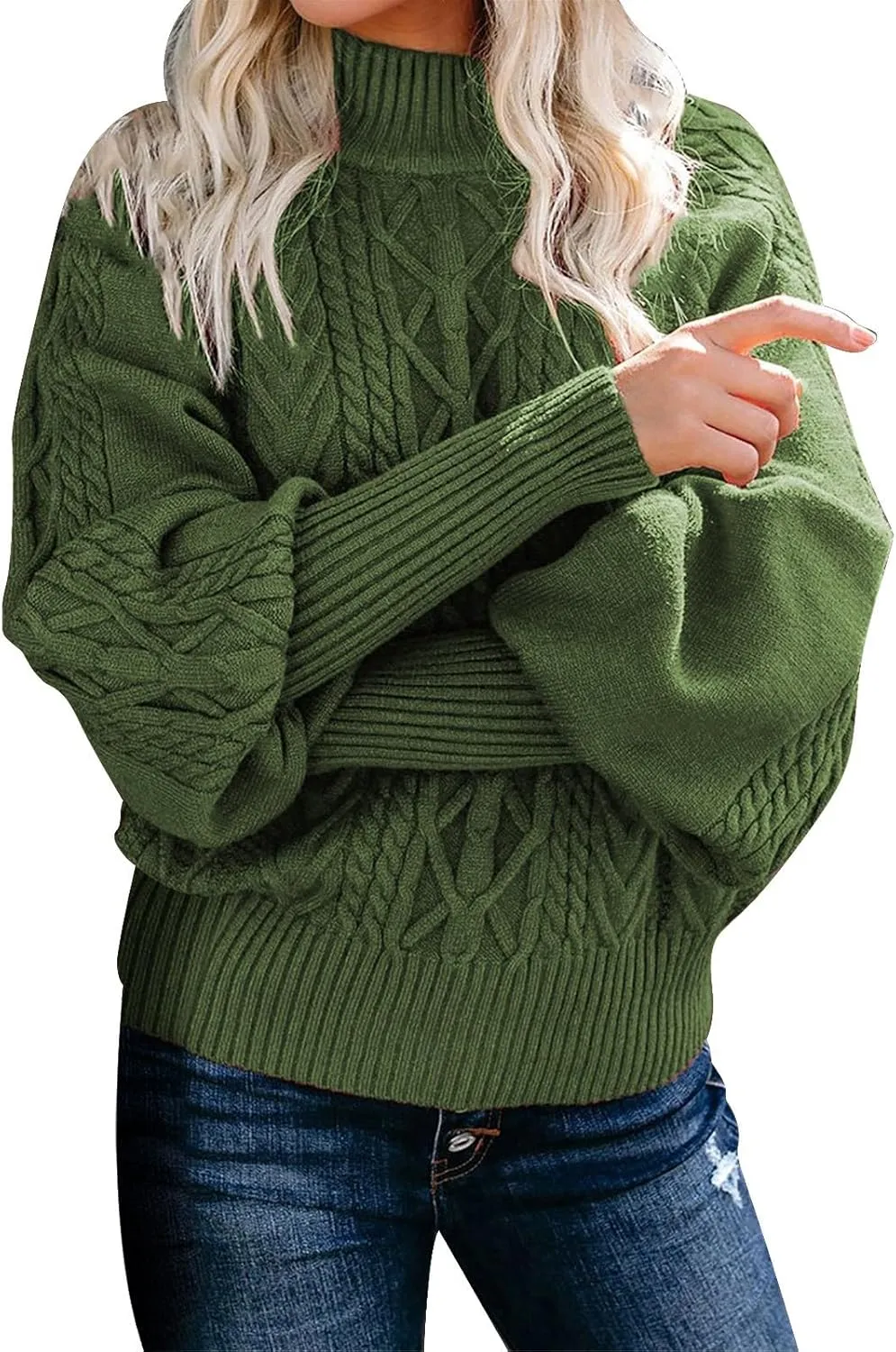 Womens Sweater Ladies Fashionable Comfortable Solid Color Pullover Long Sleeve Top Sweater Dark Sweatshirt
